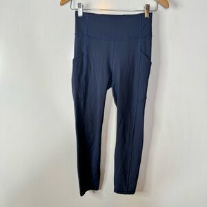 Lululemon Invigorate High-Rise Crop 23" Navy Size 4